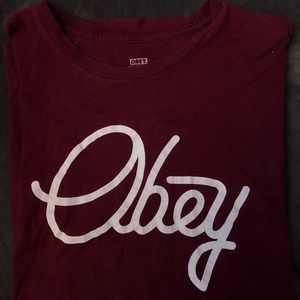 obey tee shirt